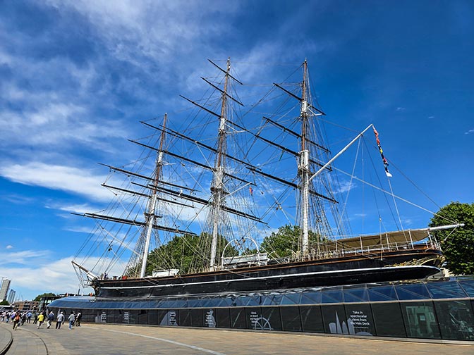 Cutty Sark Maritime museum, Thames Path Greenwich 2024