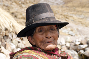 Peruvian old woman