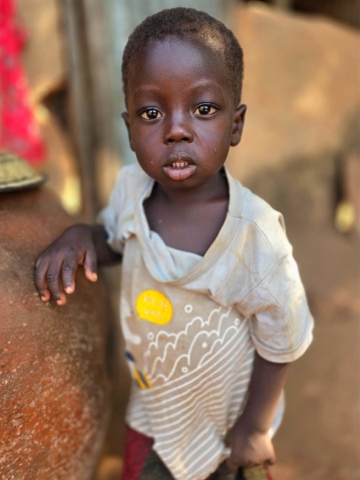 A Dagomba boy at Nbanayli Village, Ghana 2026