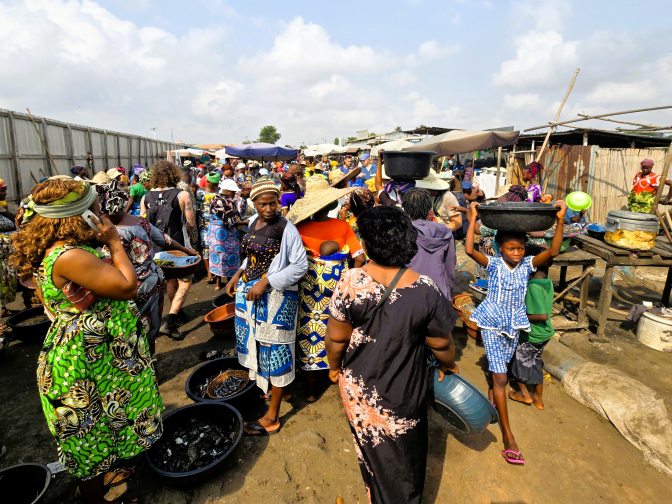 Fish market on Lake Nokoue, Benin 2026