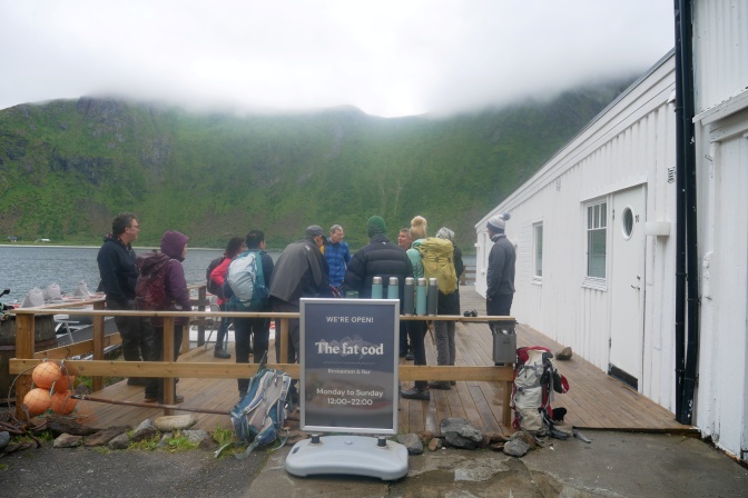 Morning briefing at the Fat Cod Camp (photographed by Gosia Malgorzata Blicharska), 2026
