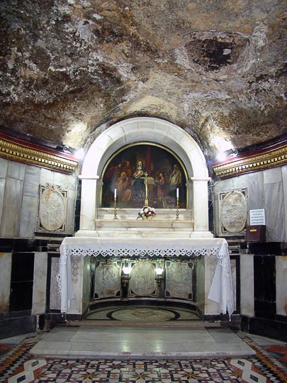 A praying niche in The Church of St. John the Baptist, Catholic-Franciscan Order, 2008