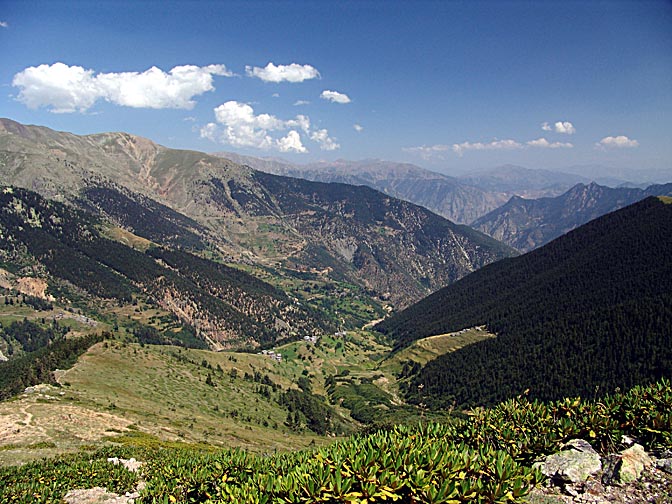 The view on the ascent to the Kachkar ridge from Bahral, 2005